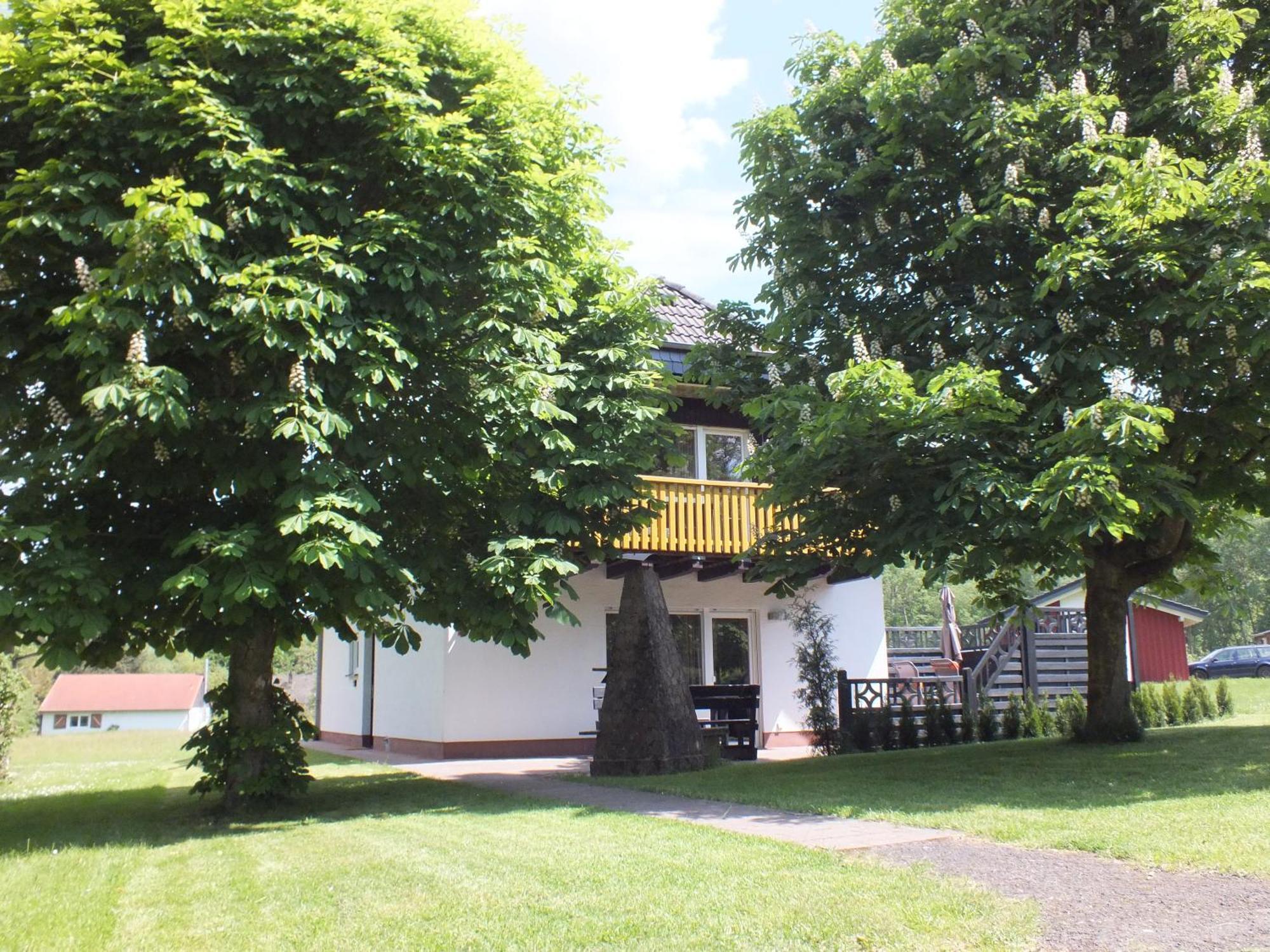 Ferienhaus Moni Mit 2 Separaten Wohnungen Am Silbersee Frielendorf Екстериор снимка